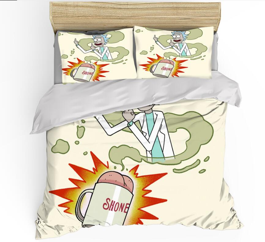 3D Rick And Morty 99123 Bed Pillowcases Quilt