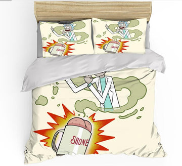 3D Rick And Morty 99123 Bed Pillowcases Quilt