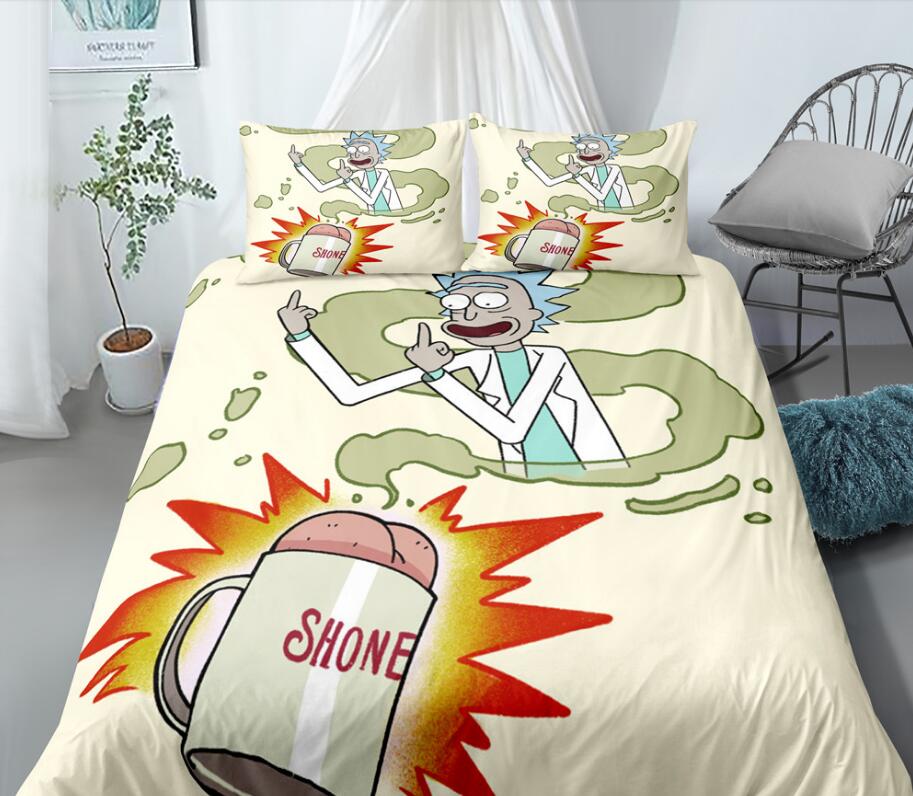 3D Rick And Morty 99123 Bed Pillowcases Quilt