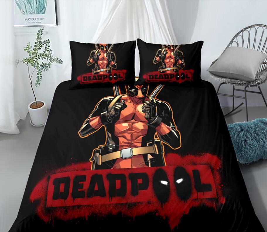 3D Deadpool 9985 Bed Pillowcases Quilt