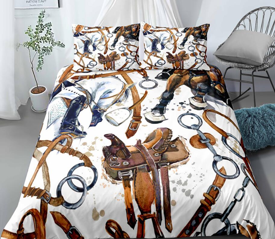3D Belt 004 Bed Pillowcases Quilt