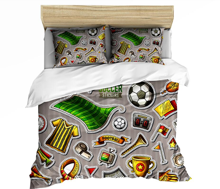 3D Sporting Goods 0031 Bed Pillowcases Quilt