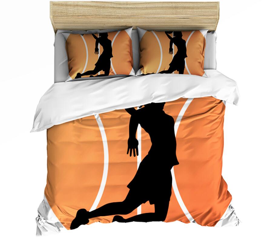 3D Basketball Shooting Action 0125 Bed Pillowcases Quilt