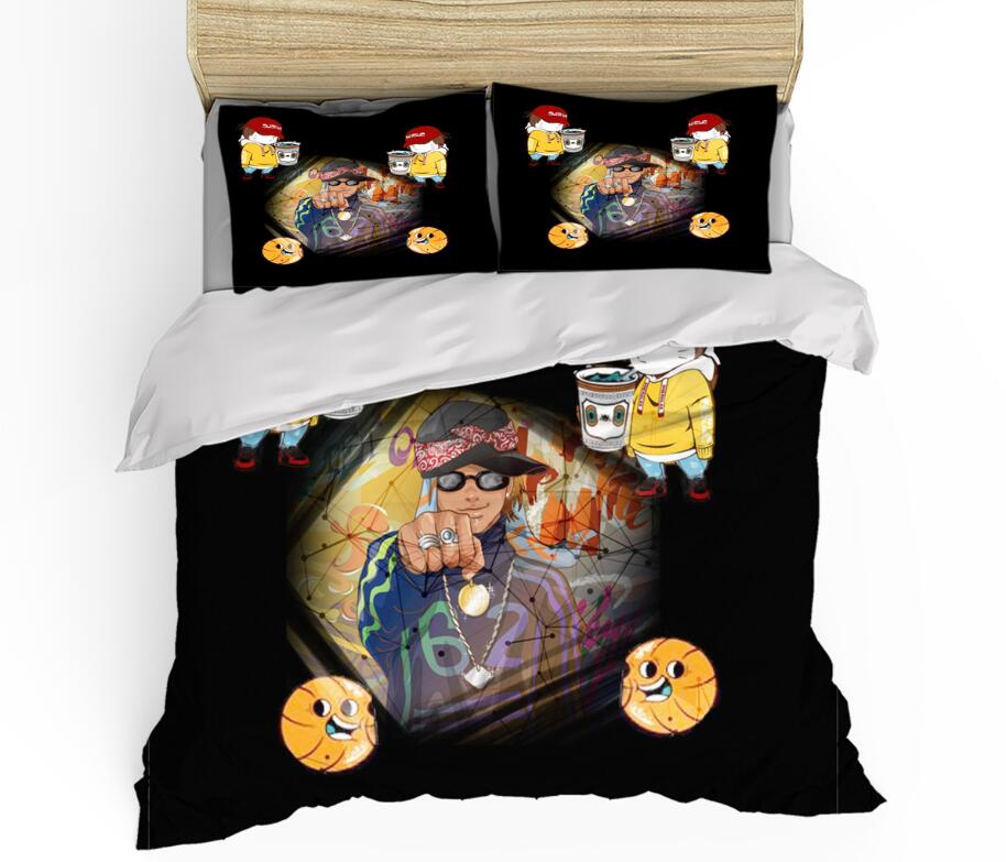 3D Black People 0073 Bed Pillowcases Quilt