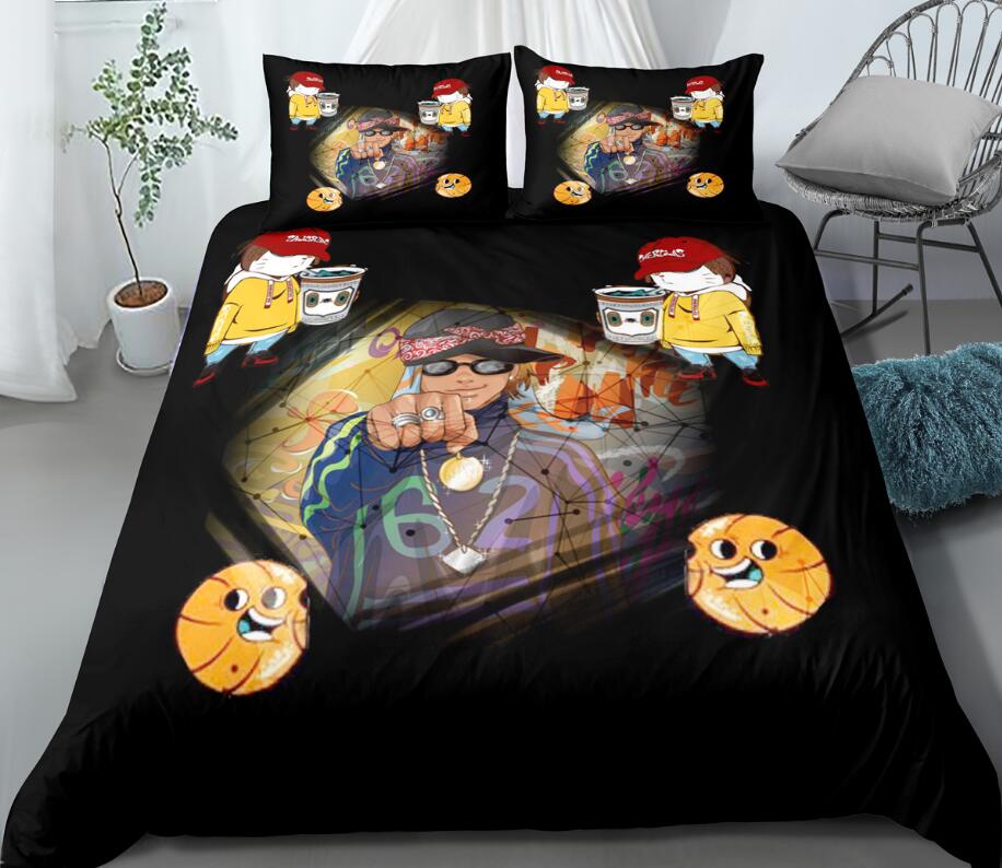 3D Black People 0073 Bed Pillowcases Quilt
