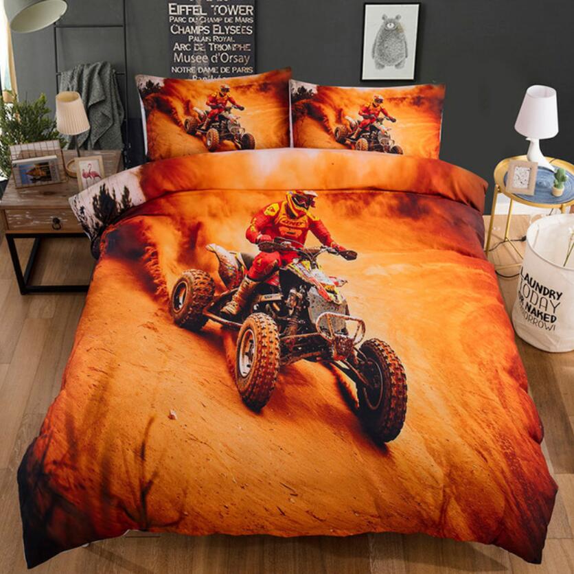 3D Sand Ride A Motorcycle 1161 Bed Pillowcases Quilt