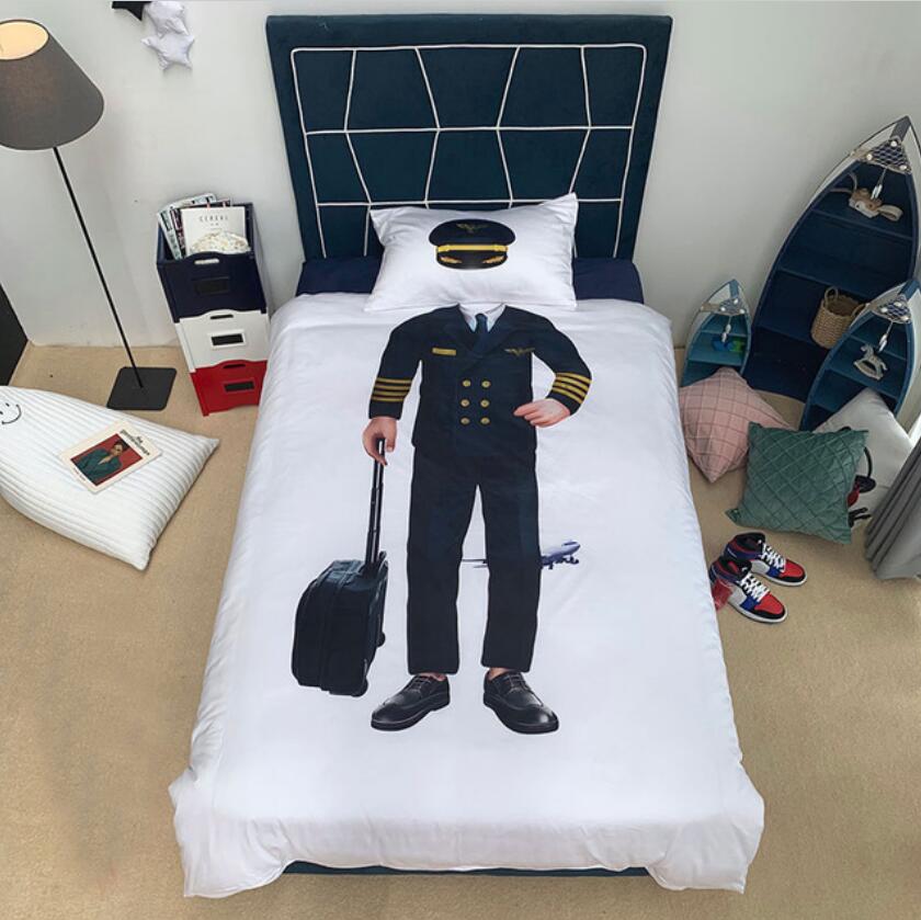 3D Captain Costume 1181 Bed Pillowcases Quilt