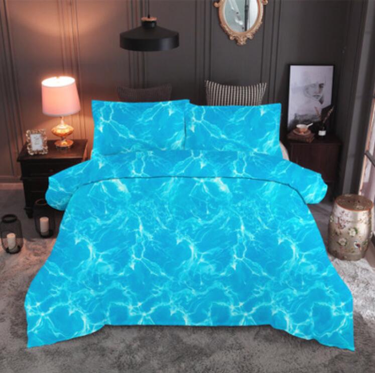 3D Water Light 1174 Bed Pillowcases Quilt