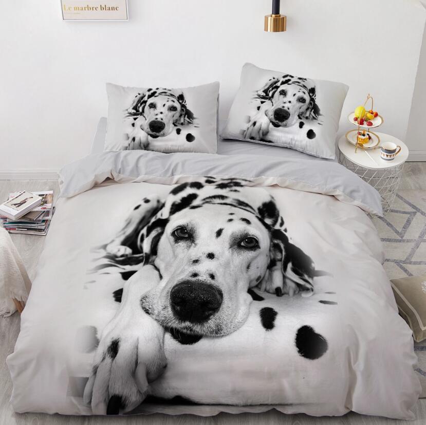 3D Spot Dog 7786 Bed Pillowcases Quilt