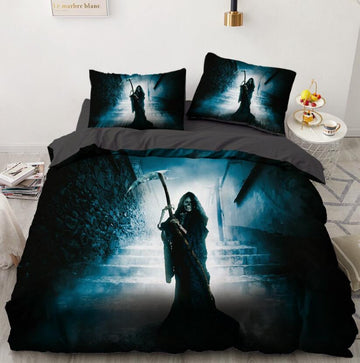 3D Demon Stairs 7725 Bed Pillowcases Quilt