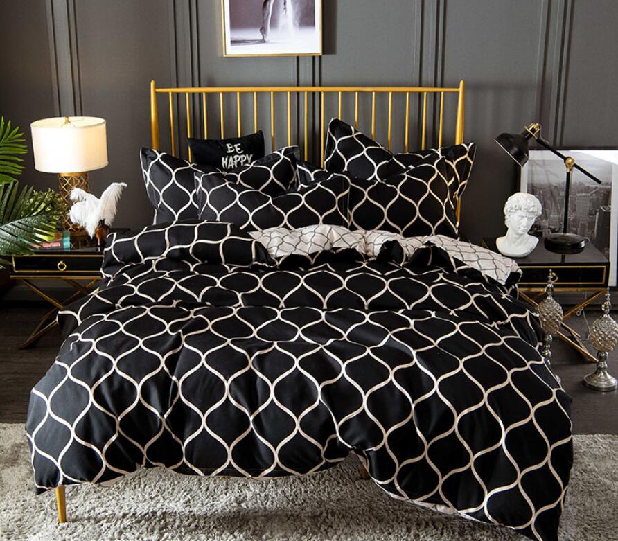 3D Black Diamond 6696 Bed Pillowcases Quilt