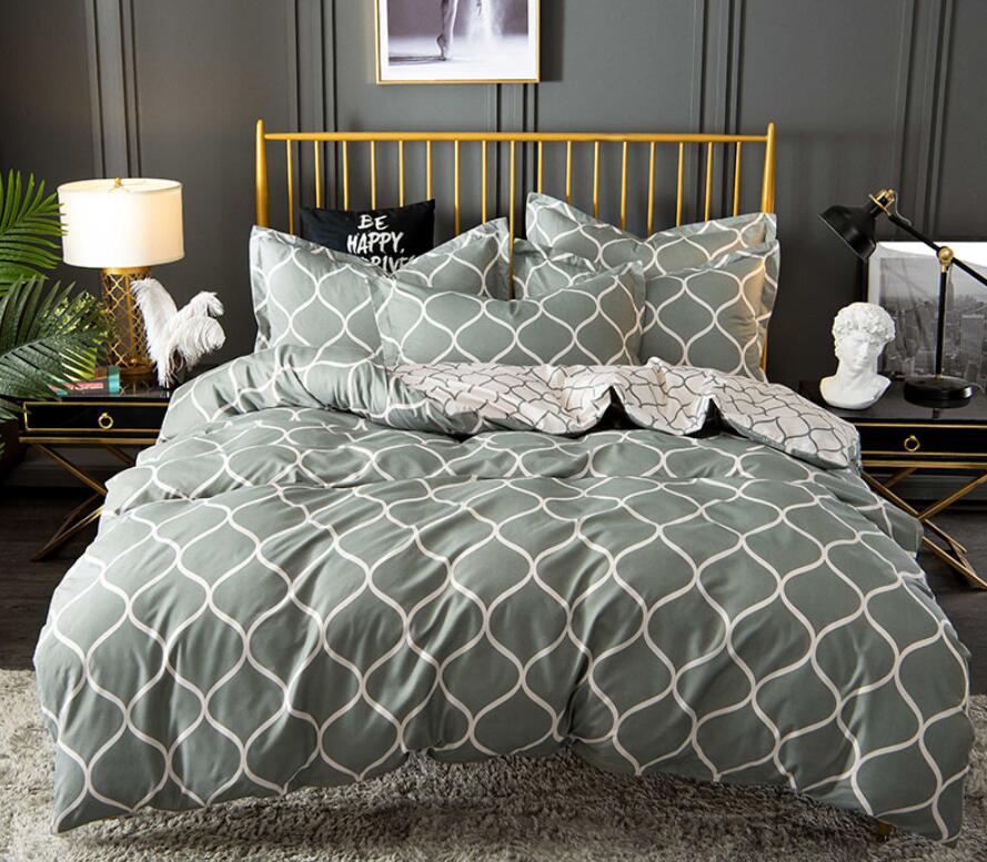 3D Gray Diamond 6660 Bed Pillowcases Quilt