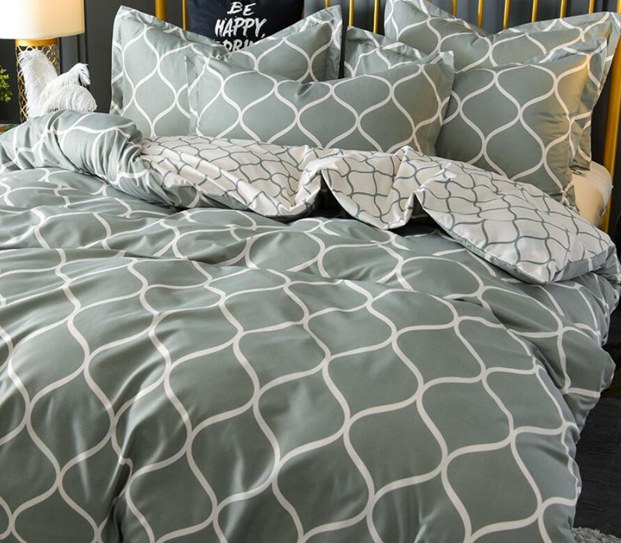 3D Gray Diamond 6660 Bed Pillowcases Quilt