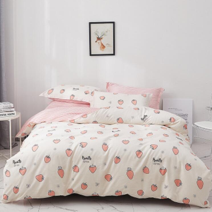 3D Small Strawberry 77179 Bed Pillowcases Quilt