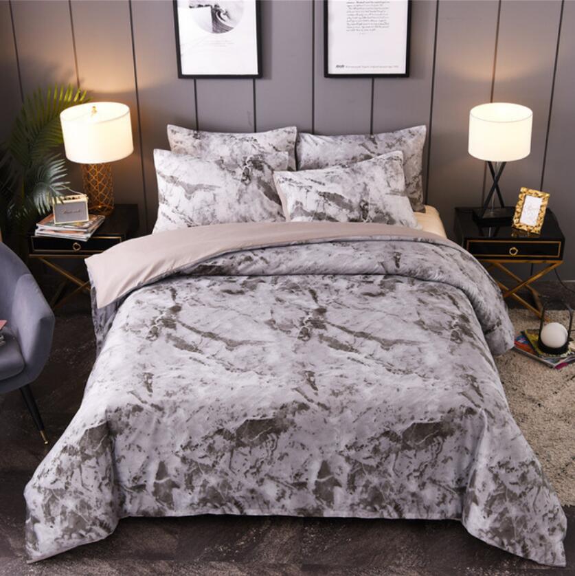3D Gray Stone Print 6630 Bed Pillowcases Quilt