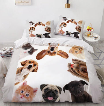 3D A Group Of Puppies 7799 Bed Pillowcases Quilt