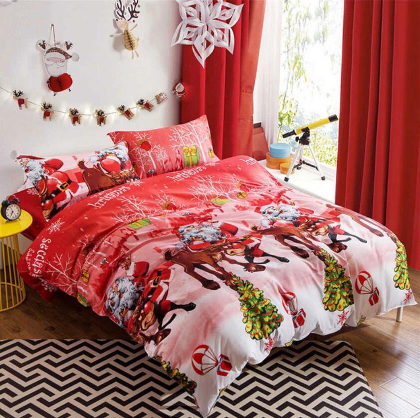 3D Christmas 77189 Bed Pillowcases Quilt