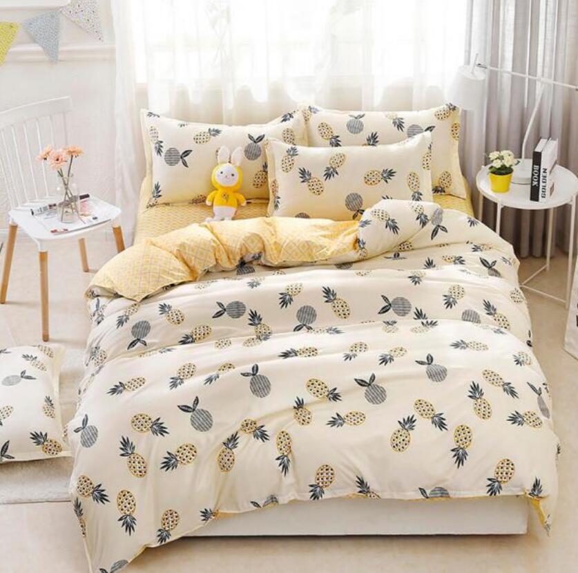 3D Small Pineapple 6638 Bed Pillowcases Quilt