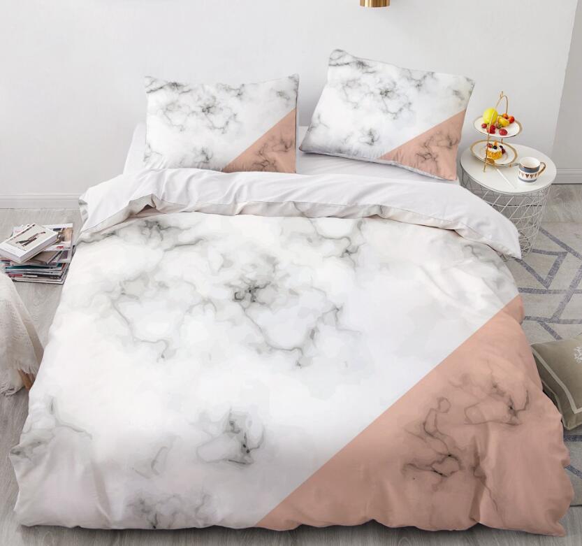 3D Gray White Halo 7781 Bed Pillowcases Quilt