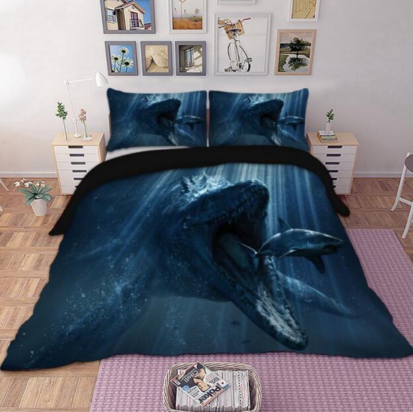 3D Underwater Monster 6687 Bed Pillowcases Quilt