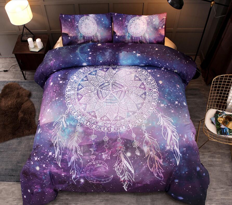 3D Starry Sky Dreamcatcher 6631 Bed Pillowcases Quilt