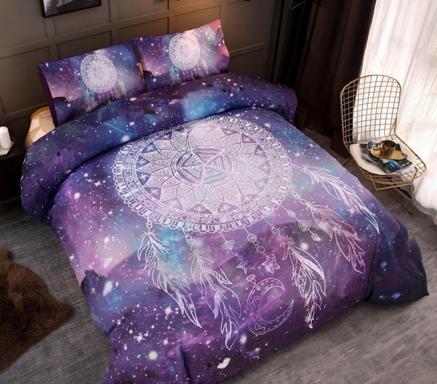 3D Starry Sky Dreamcatcher 6631 Bed Pillowcases Quilt