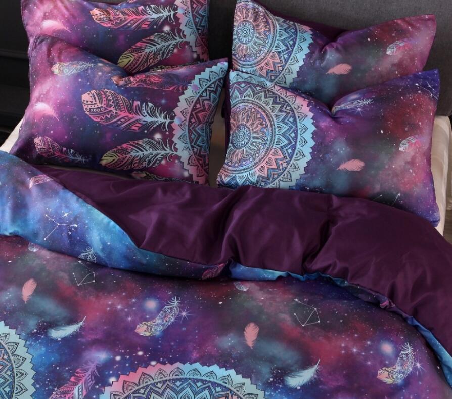 3D Fuchsia Three Dream Catchers 66102 Bed Pillowcases Quilt