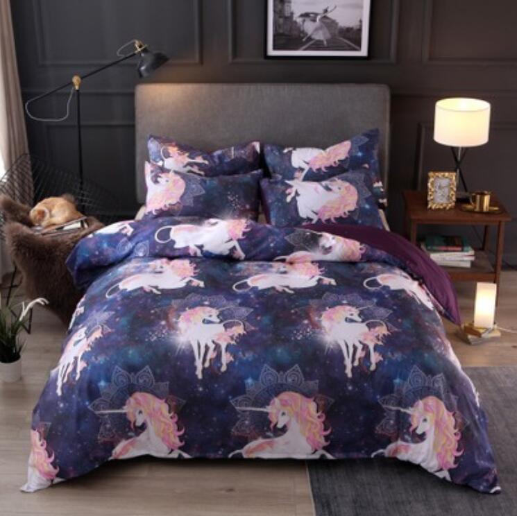 3D Many Little Unicorns 66129 Bed Pillowcases Quilt