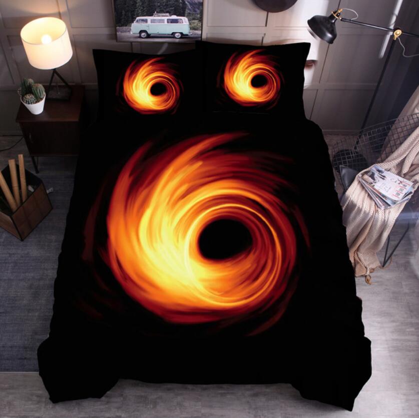 3D Flame Whirlpool 6637 Bed Pillowcases Quilt