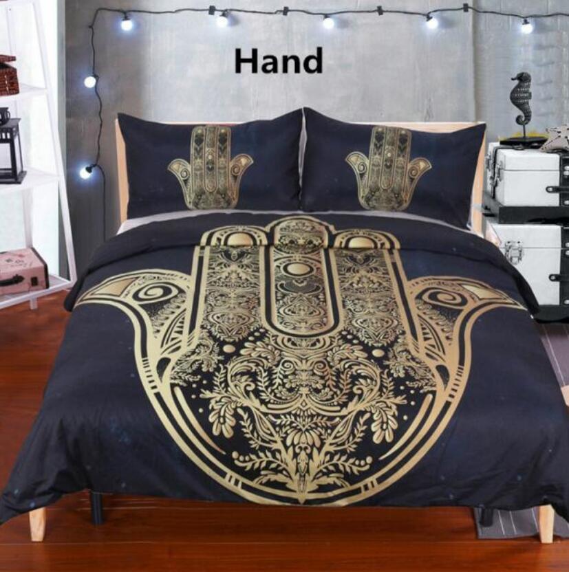 3D Hand Of Fatima 66195 Bed Pillowcases Quilt