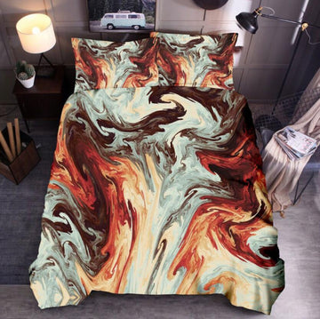 3D Black White Red 77188 Bed Pillowcases Quilt