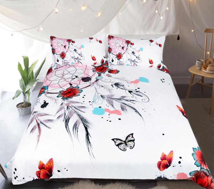 3D Flying Dream Catcher 1129 Bed Pillowcases Quilt