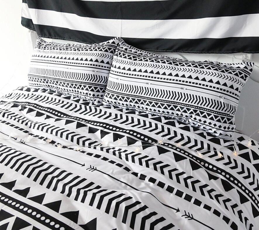 3D Triangle Stripes 9043 Bed Pillowcases Quilt