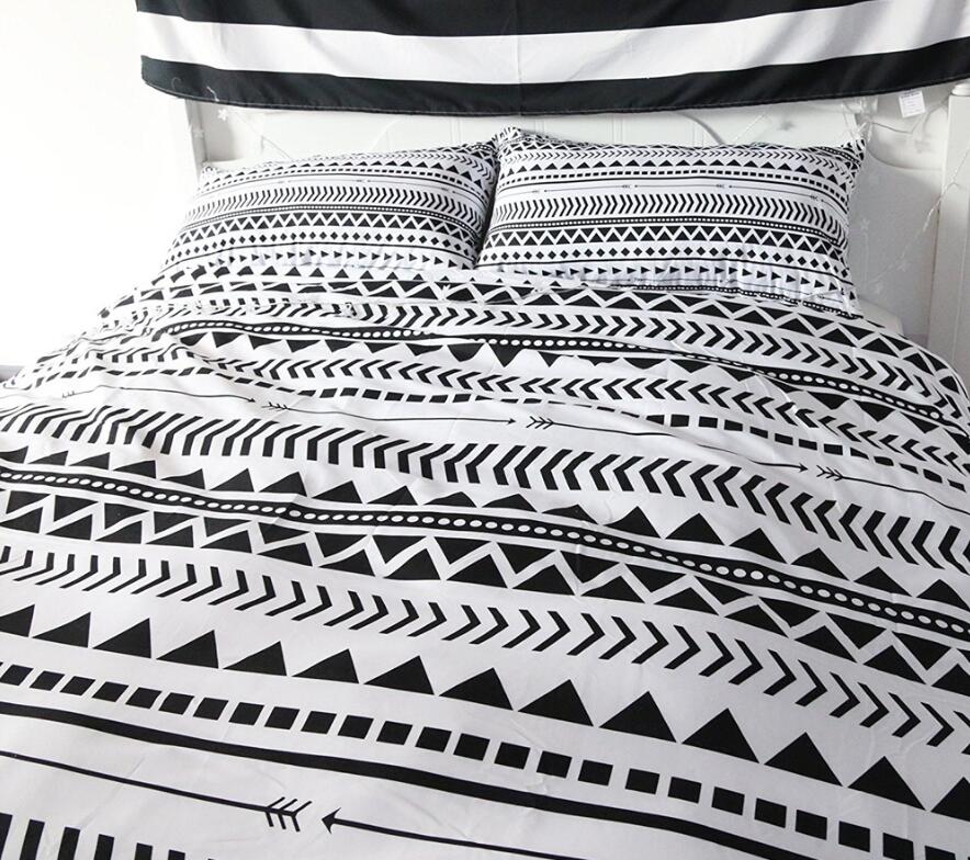 3D Triangle Stripes 9043 Bed Pillowcases Quilt