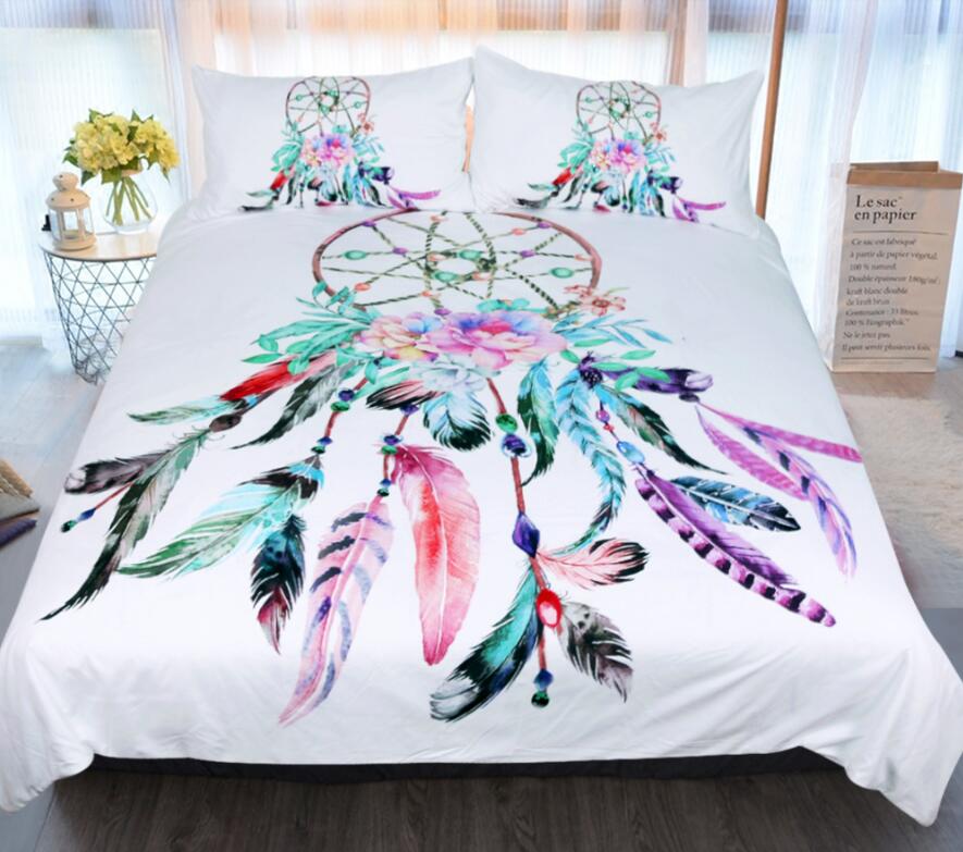 3D Dreamcatcher 1037 Bed Pillowcases Quilt