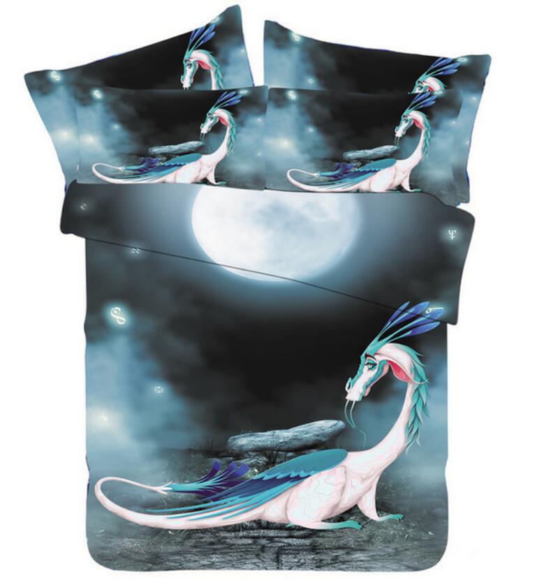 3D Little White Flying 1155 Bed Pillowcases Quilt