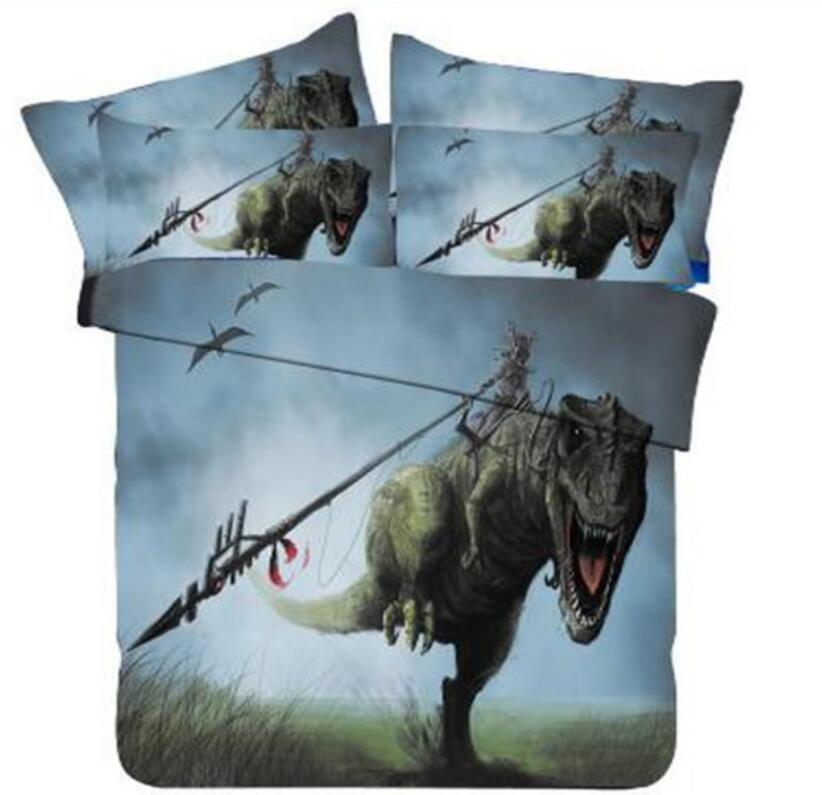 3D Tyrannosaurus 9045 Bed Pillowcases Quilt