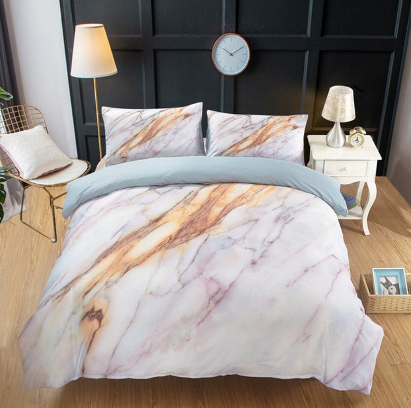 3D Marble Pattern 9006 Bed Pillowcases Quilt