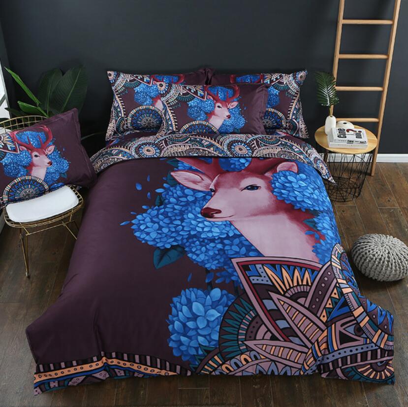 3D Elk 1104 Bed Pillowcases Quilt