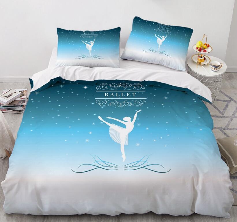 3D Dancing Girl 044 Bed Pillowcases Quilt