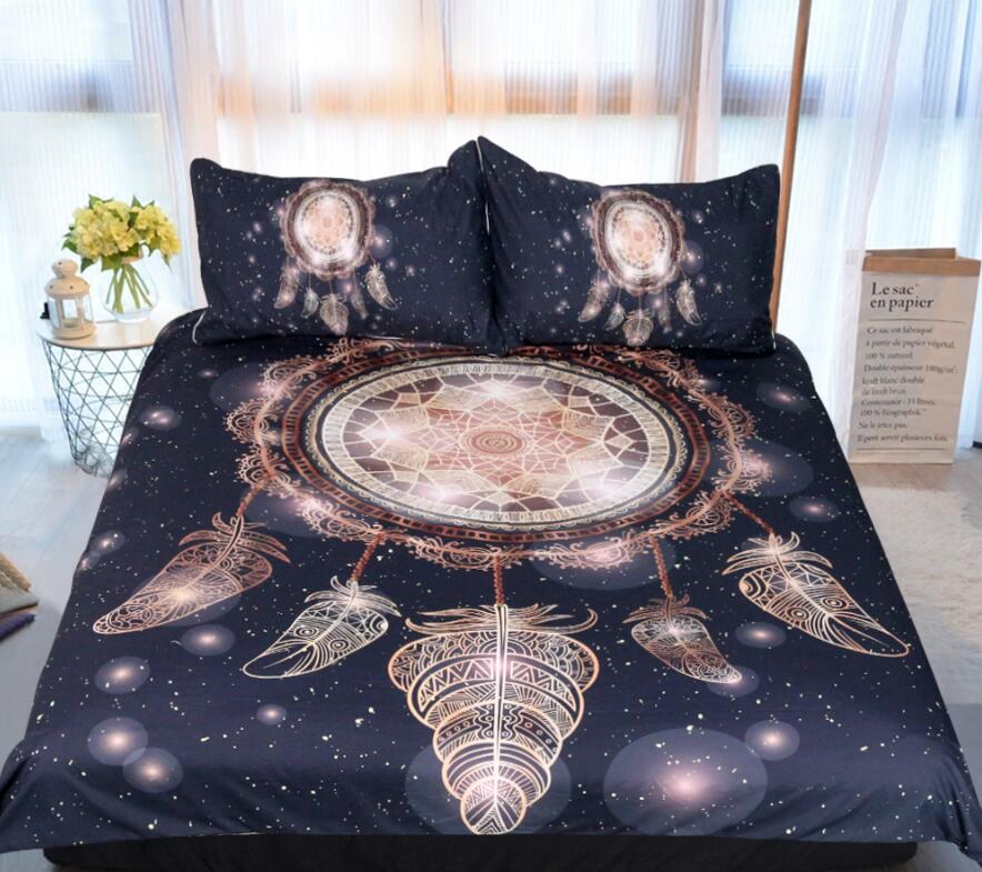 3D Dreamcatcher 1096 Bed Pillowcases Quilt