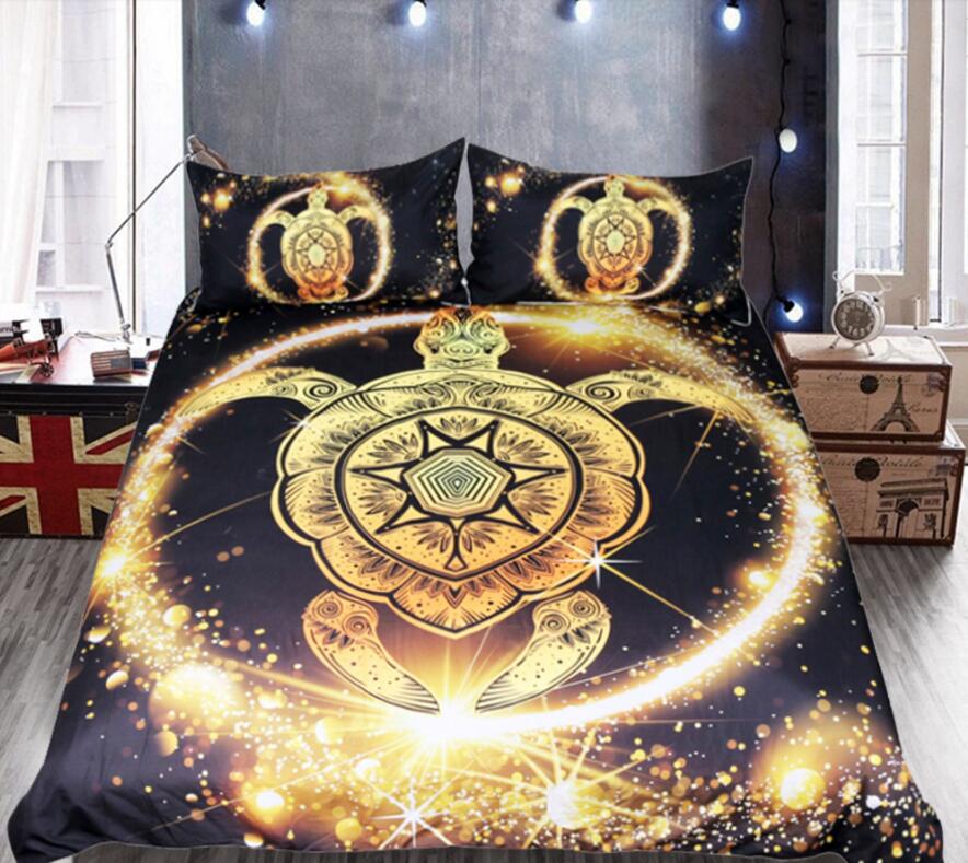 3D Dazzling Sea Turtle 1087 Bed Pillowcases Quilt