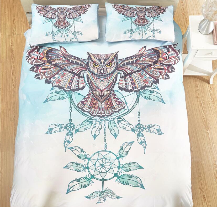 3D Fire Suzaku 1114 Bed Pillowcases Quilt