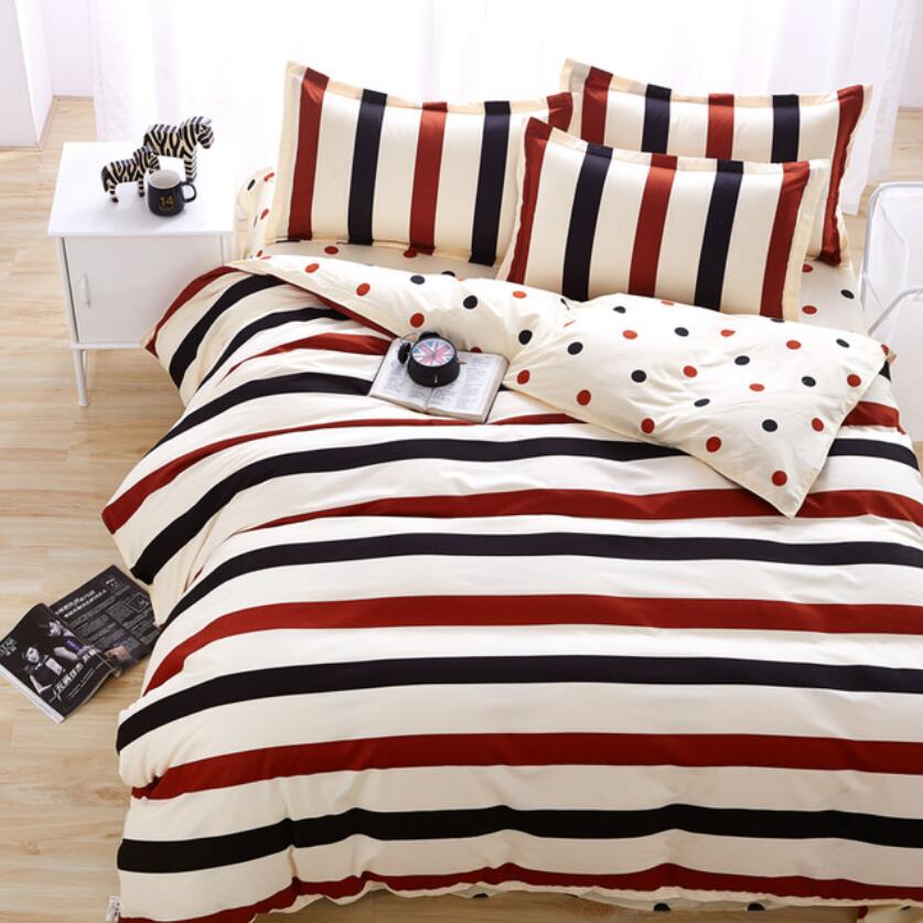 3D Black And Red Bars 1014 Bed Pillowcases Quilt