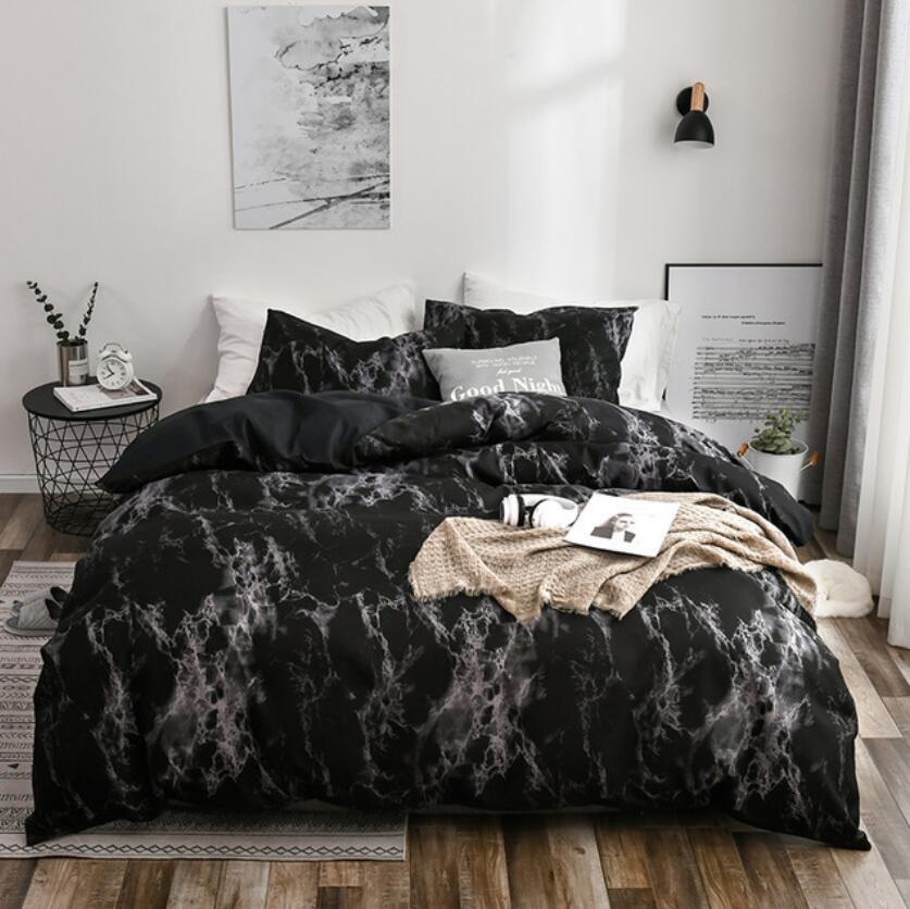 3D Marble-Black 1162 Bed Pillowcases Quilt