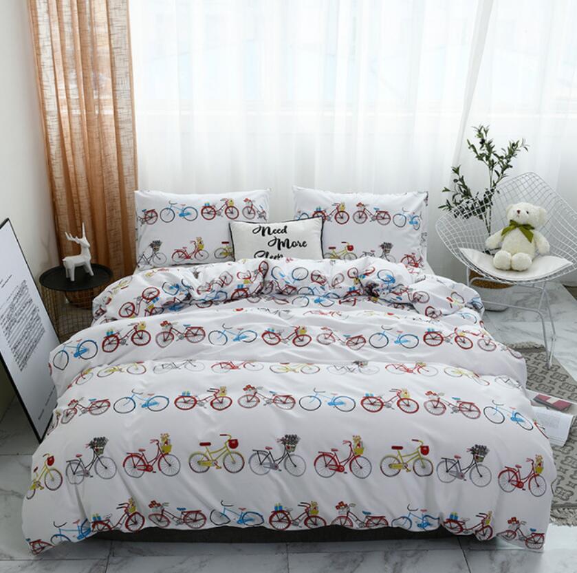 3D Small Bicycle 9024 Bed Pillowcases Quilt