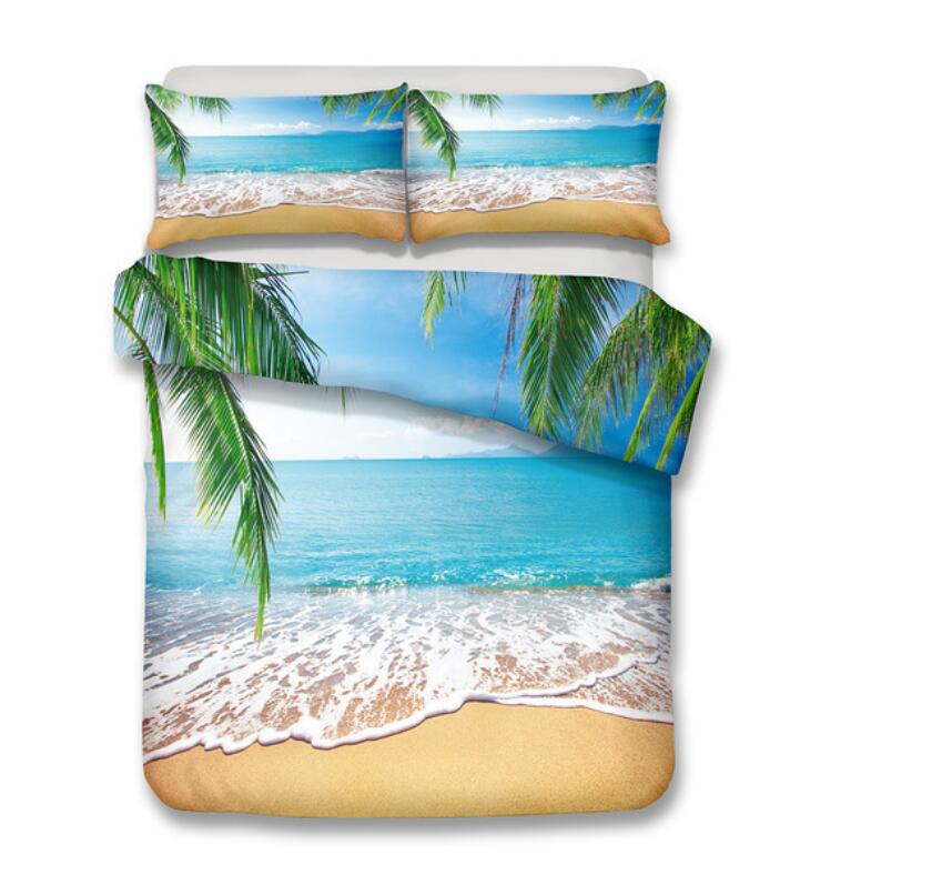 3D Sea Wave 1021 Bed Pillowcases Quilt