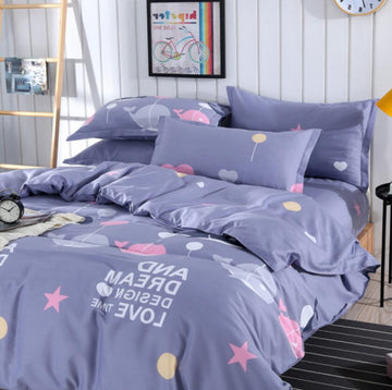 3D Dark Blue-Big Whale 1083 Bed Pillowcases Quilt