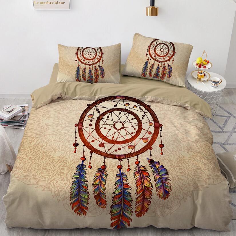 3D Circle Dream Catcher 88163 Bed Pillowcases Quilt