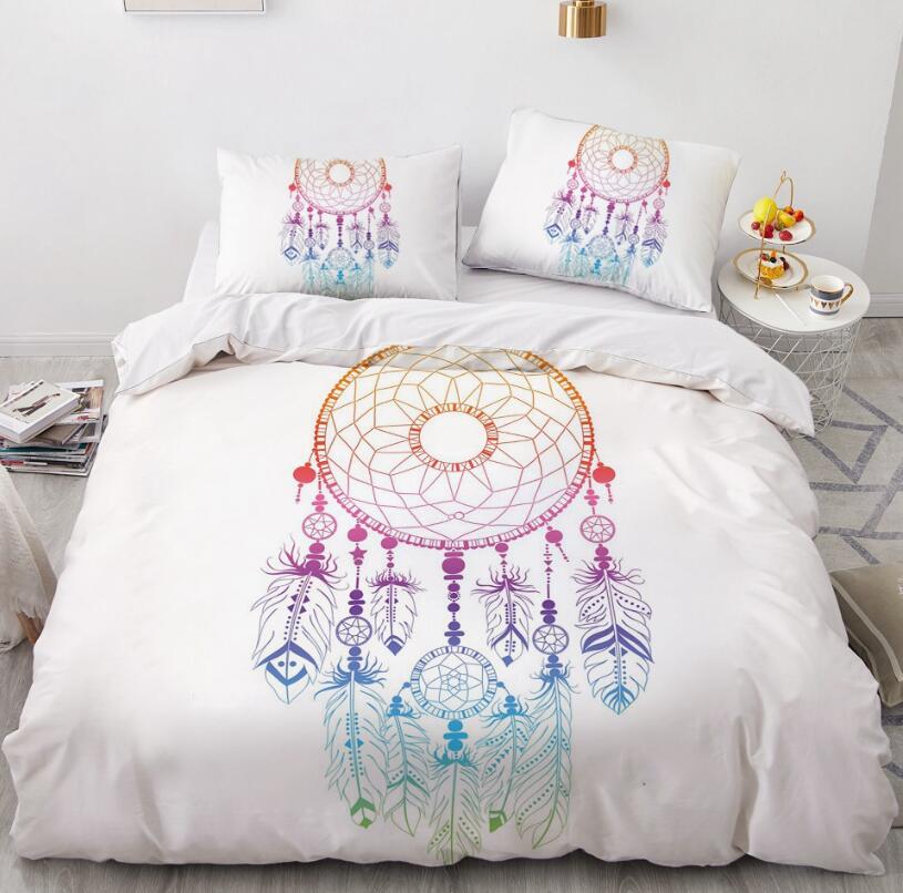 3D Gradient Dream Catcher 88168 Bed Pillowcases Quilt